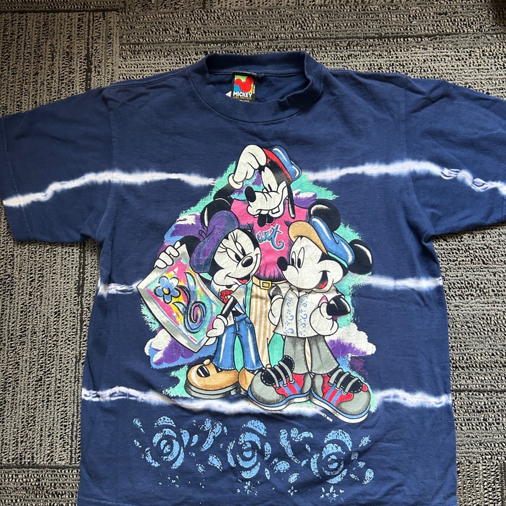 Vintage Mickey & Friends Tie-Dye T-Shirt